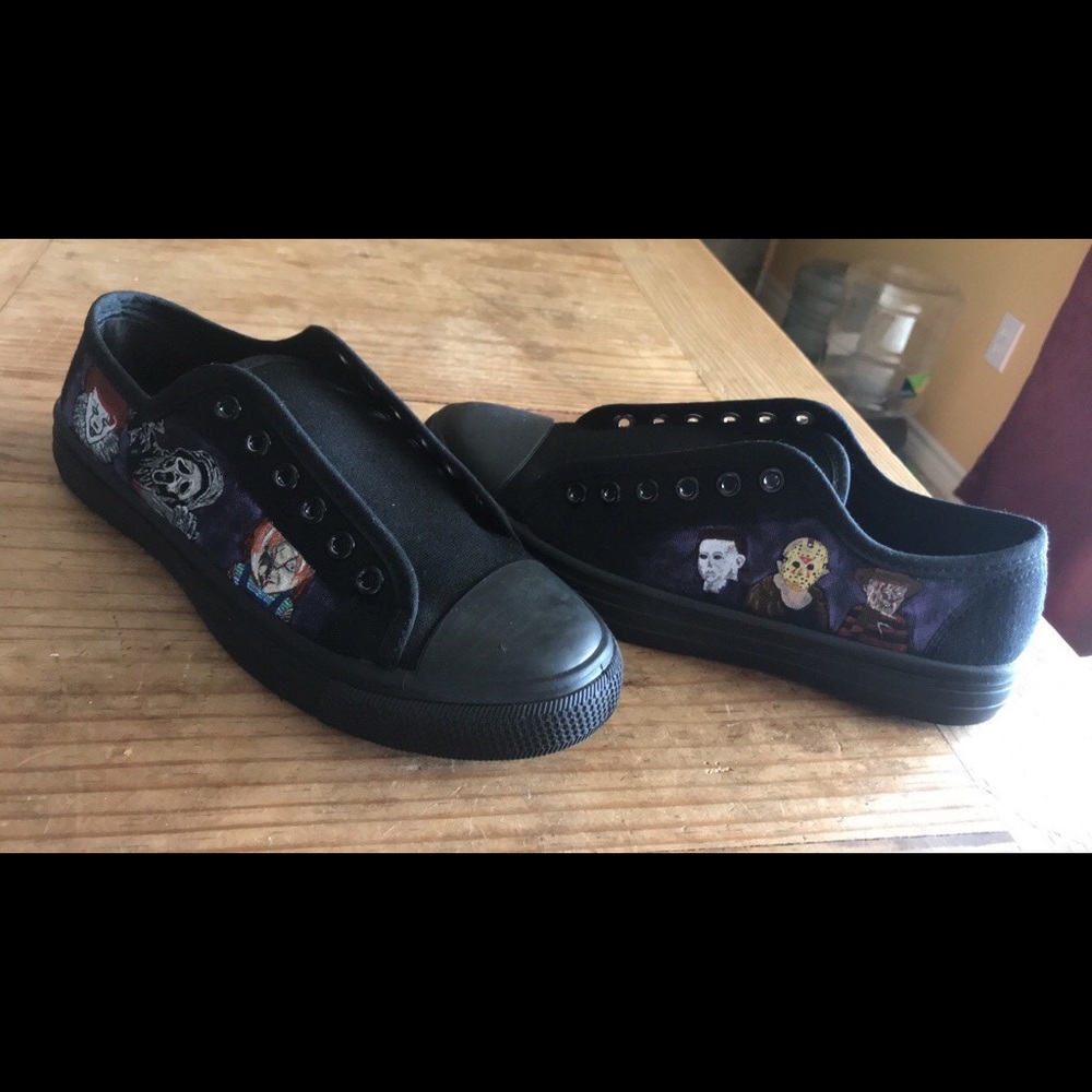 Hand Painted Horror Movie Shoes